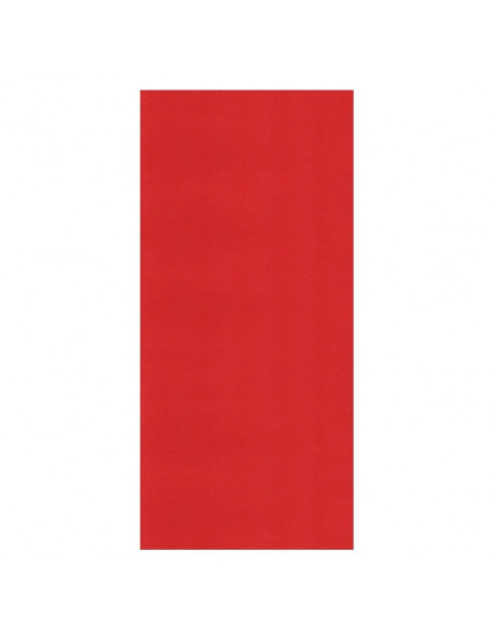 Pièce autocollante, nylon, 6,5 x 14cm, rouge