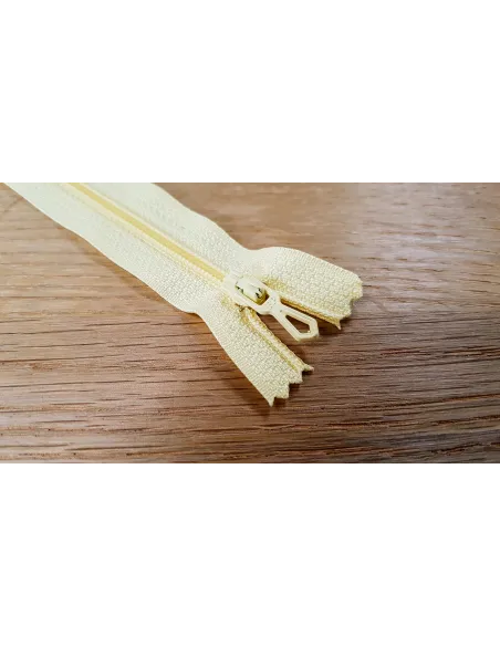 Fermeture à glissière Prym Z51 jaune 18 cm | Zephyr Tissus