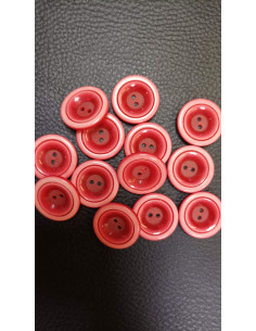 Bouton rouge et rose 2
