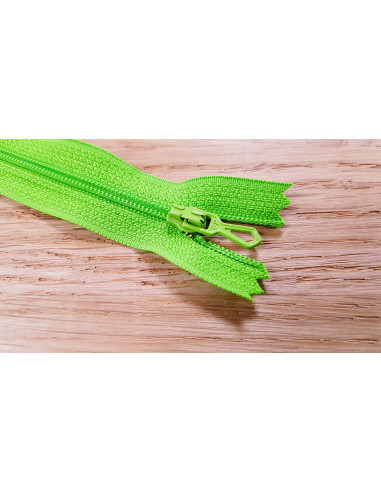 Fermeture Eclair Z51, Nylon, vert citron, 25cm