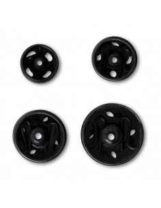 Boutons pression à coudre, 6-11mm, noir 2