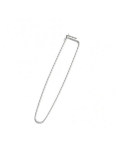 Ramasse-mailles, 135mm, argenté, 2 pièces