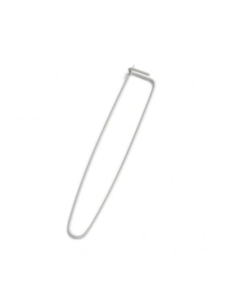 Ramasse-mailles, 135mm, argenté, 2 pièces