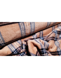 Polaire doudou carreaux 2