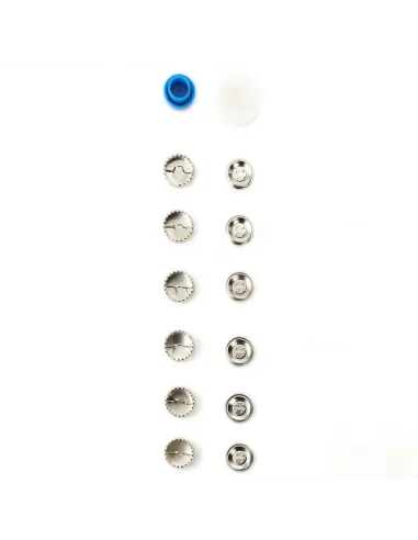 Boutons à recouvrir Prym 23 mm argent | Zephyr Tissus