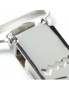 Clips pour bretelles, 25mm, argenté 2