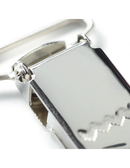 Clips pour bretelles, 25mm, argenté