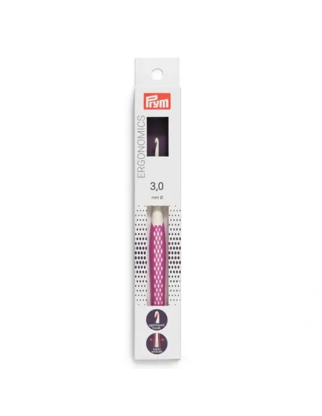 Crochet laine ergonomique Prym 3 mm | Zephyr Tissus
