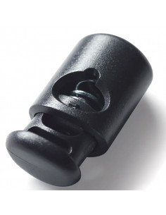 Arrêts cordons, 1 trou, noir 2