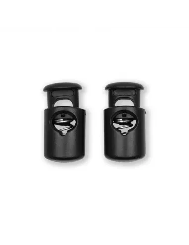 Arrêt cordon Prym 1 trou noir, plastique | Zephyr Tissus