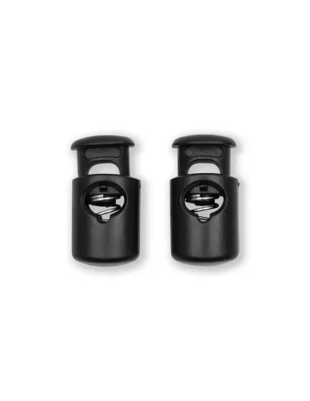Arrêt cordon Prym 1 trou noir, plastique | Zephyr Tissus
