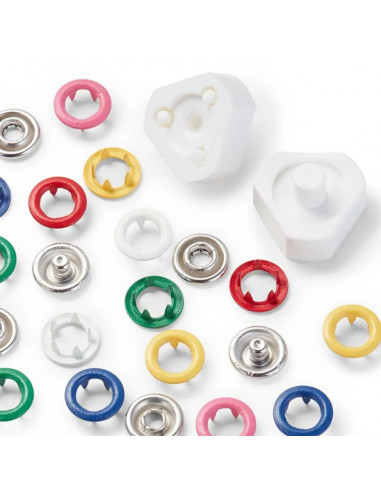 Boutons pression jersey, Prym Love, 8mm, en 6 couleurs