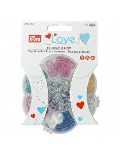Boutons pression jersey, Prym Love, 8mm, en 6 couleurs