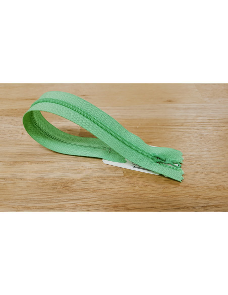Fermeture Eclair Z51, Nylon, vert nil, 18cm