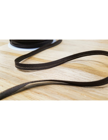 Passepoil, 10mm, marron chocolat