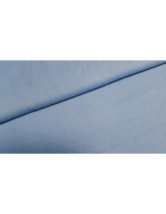 Jersey maille coton uni bleu jeans