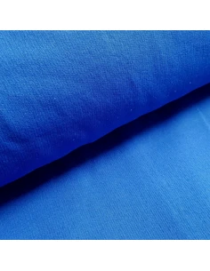 Tissu, Sweat Uni, Bleu Roi, Laize 180 cm, 70% Coton 30% Polyester
