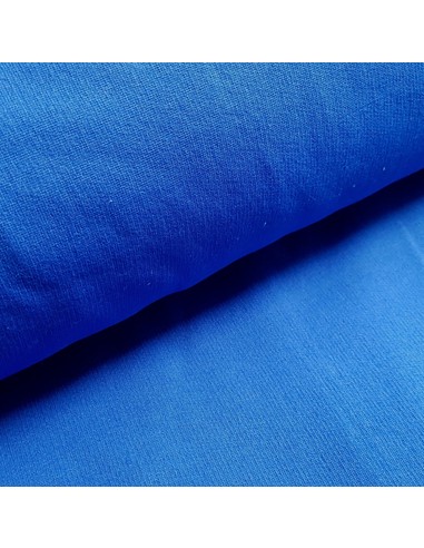 Tissu, Sweat Uni, Bleu Roi, Laize 180 cm, 70% Coton 30% Polyester