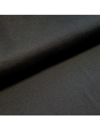 Tissu, Lycra Fin Stretch, Noir, Laize 140 cm, 95% Polyester 5% Spandex