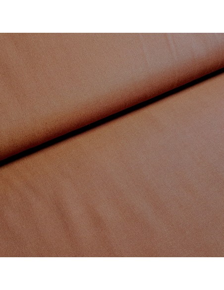 Tissu, Tailleur Uni, Marron Profond, Laize 160 cm, Polycoton