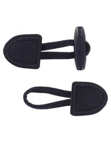 Brandebourg enfant, 25x105mm, bleu marine