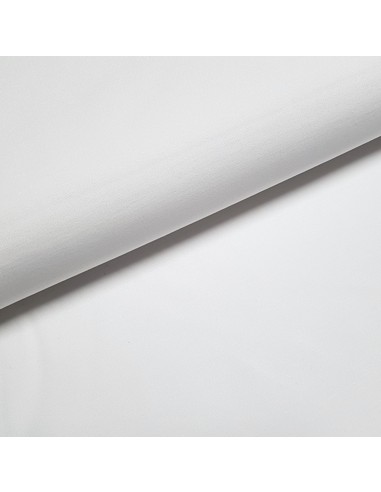 Tissu, Jersey Uni, Blanc Cassé, Laize 150 cm, Polyester Stretch