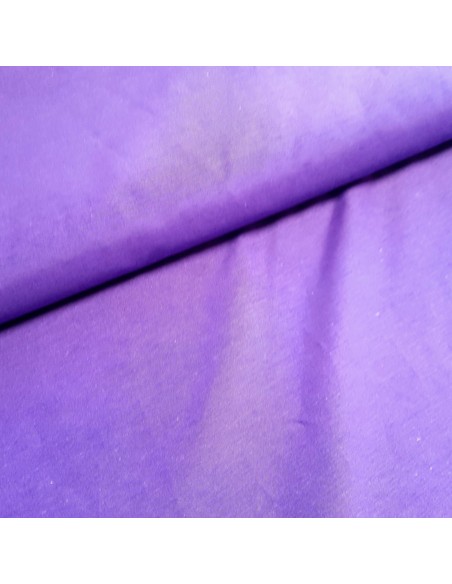 Tissu, Toile Polycoton Unie, Violet Intense, Laize 160 cm, 40% Polyester 60% Coton