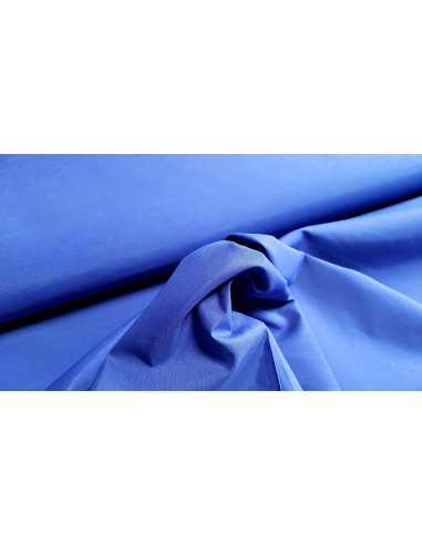 Toile polycoton bleu roi