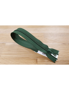 Fermeture Eclair Z51, Nylon, vert lichen, 35cm