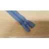 Fermeture Eclair Z51, Nylon, bleu gris, 45cm