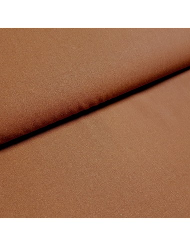 Tissu, Tailleur Uni, Marron Clair, Laize 160 cm, 70% Polyester 30% Coton