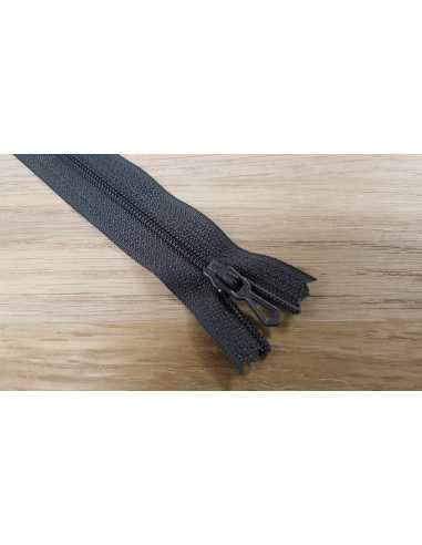 Fermeture Eclair Z51, Nylon, gris anthracite, 12cm
