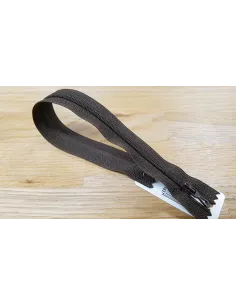 Fermeture à glissière Prym Z51 12 cm marron | Zephyr Tissus
