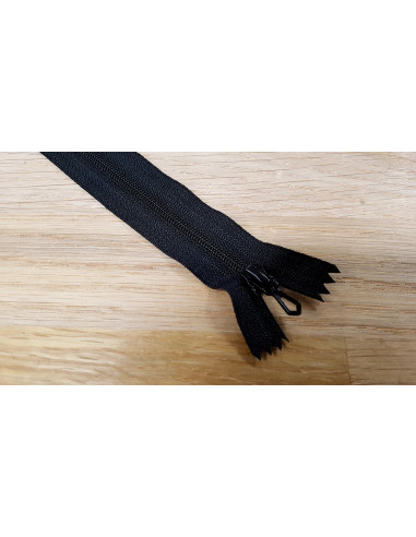 Fermeture Eclair Z51, Nylon, noir, 60cm
