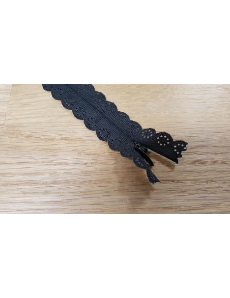 Fermeture invisible Prym Z82, Noir, 60 cm | Zephyr Tissus