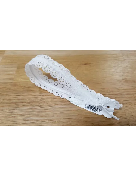 Fermeture invisible Prym Z82, blanc, 22 cm | Zephyr Tissus