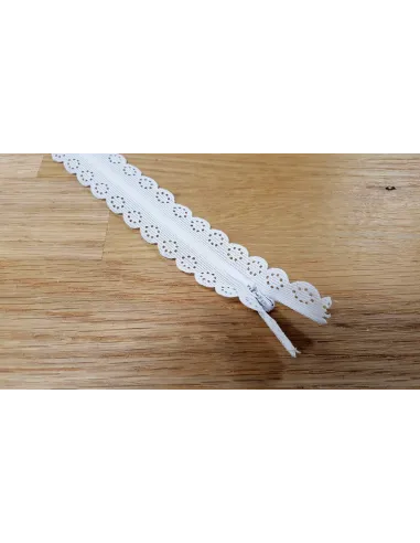 Fermeture invisible Prym Z82, blanc, 22 cm | Zephyr Tissus