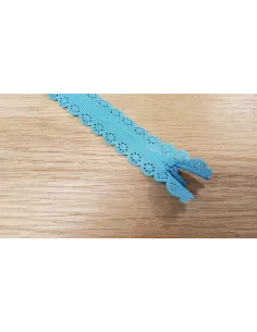 Fermeture invisible Z82, Turquoise, 22 cm | Zephyr Tissus 2