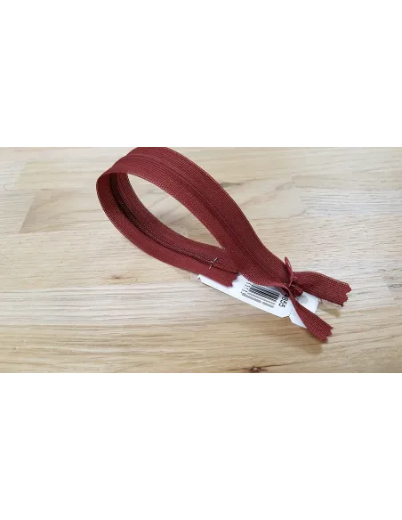 Fermeture invisible Prym Z41 bordeaux 22 cm | Zephyr Tissus