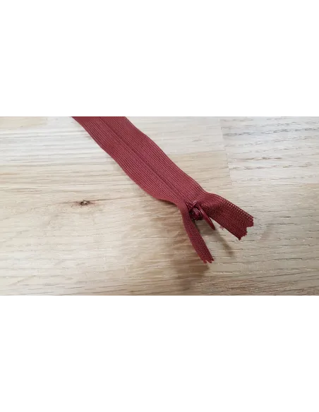 Fermeture invisible Prym Z41 bordeaux 22 cm | Zephyr Tissus