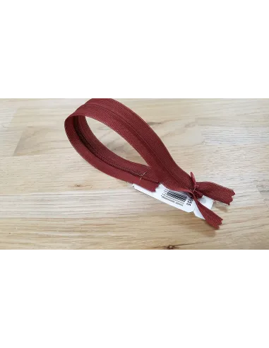 Fermeture invisible Prym Z41 bordeaux 60 cm | Zephyr Tissus