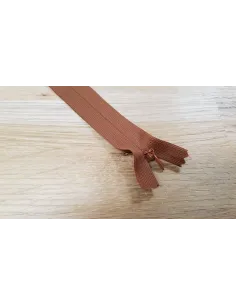 Fermeture invisible Prym Z41 marron 22 cm | Zephyr Tissus 2