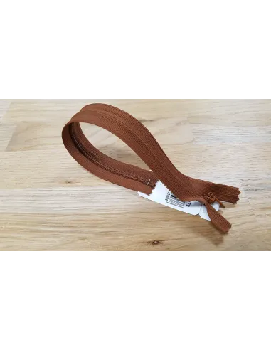 Fermeture invisible Prym Z41, 40 cm, marron | Zephyr Tissus