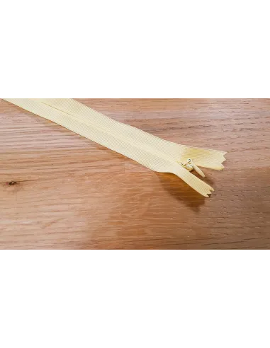 Fermeture invisible Prym Z41 vanille 40 cm | Zephyr Tissus