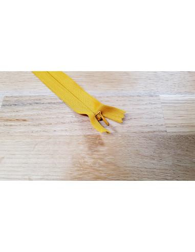 Fermeture Eclair Z41, Nylon invisible, ocre, 40cm