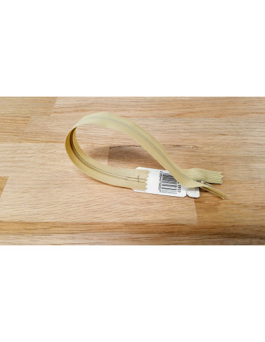 Fermeture Eclair Z41, Nylon invisible, safari, 40cm