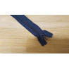 Fermeture Eclair 5mm, Nylon, bleu marine, 20cm