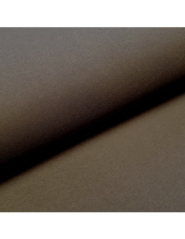 Tissu, Sweat Épais Uni, Marron Chocolat, Laize 160 cm, 70% Coton 30% Polyester 440g/ml