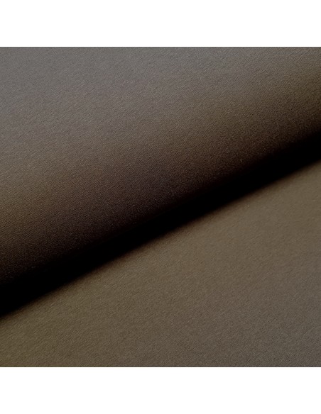 Tissu, Sweat Épais Uni, Marron Chocolat, Laize 160 cm, 70% Coton 30% Polyester 440g/ml
