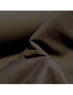 Tissu, Sweat Épais Uni, Marron Chocolat, Laize 160 cm, 70% Coton 30% Polyester 440g/ml 2